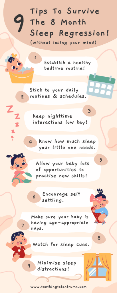 9 Tips To Survive The 8 Month Sleep Regression