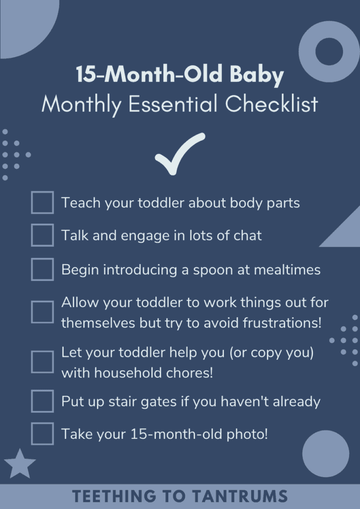 15 Month Old Checklist