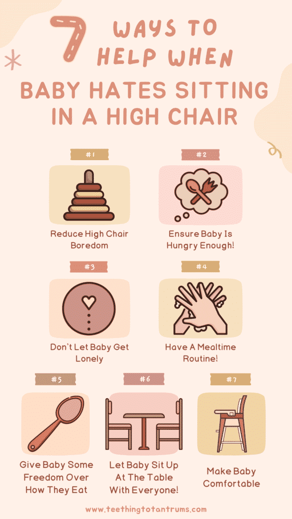 What To Do When Baby Hates Sitting In A High Chair