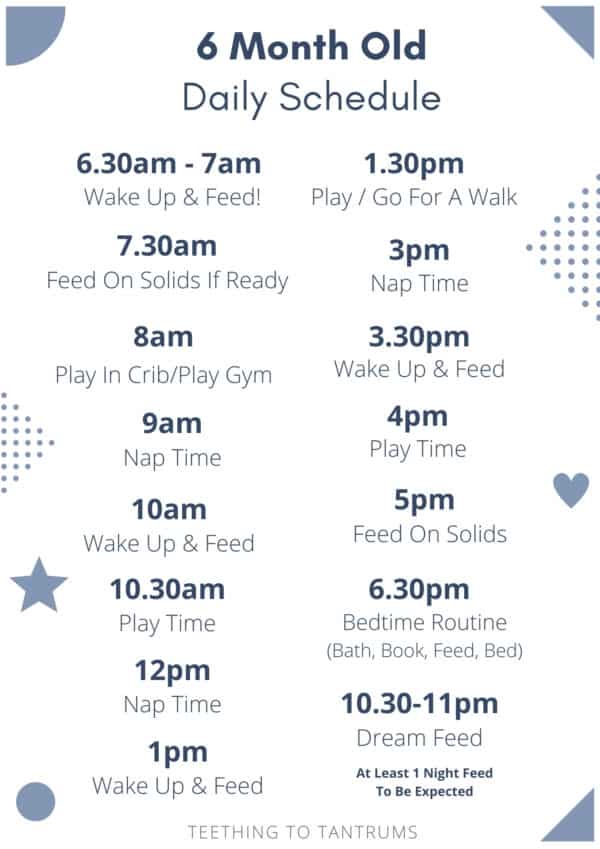 7 month old daily schedule 7 month old daily schedule