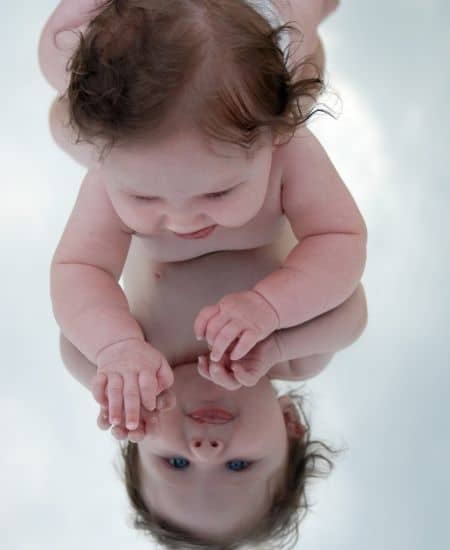 Activities for newborn 1 month old mirror