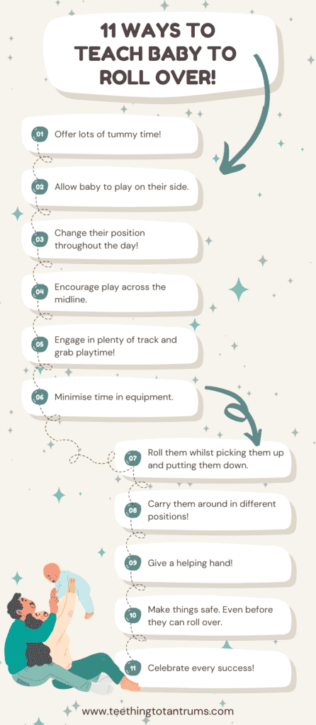 11 Ways to Teach Baby To Roll Over