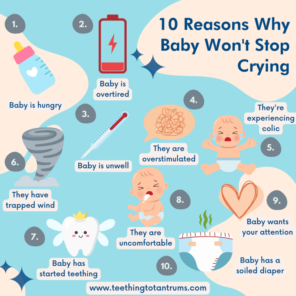 Reasons Why Baby Won't Stop Crying