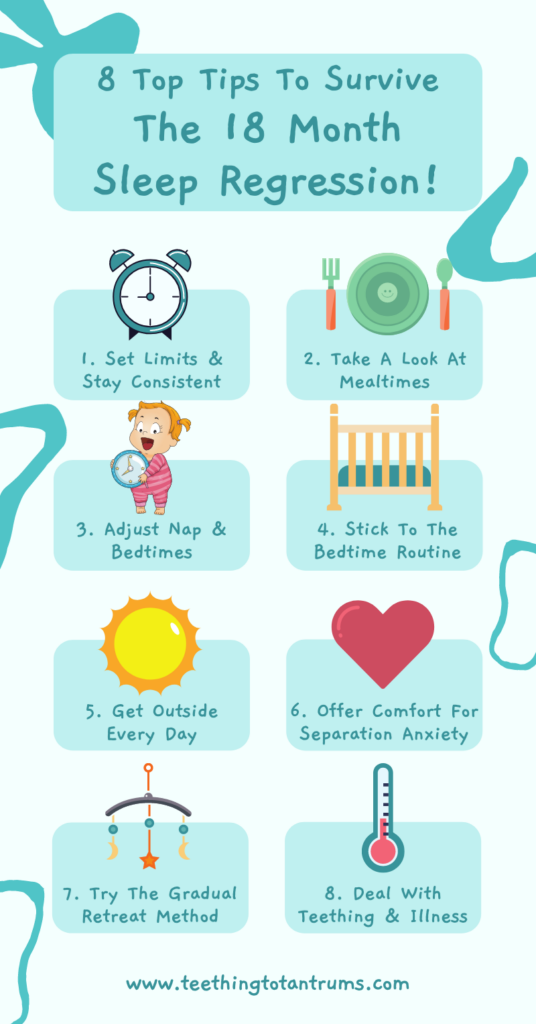 8 Tips to survive 18 month sleep regression