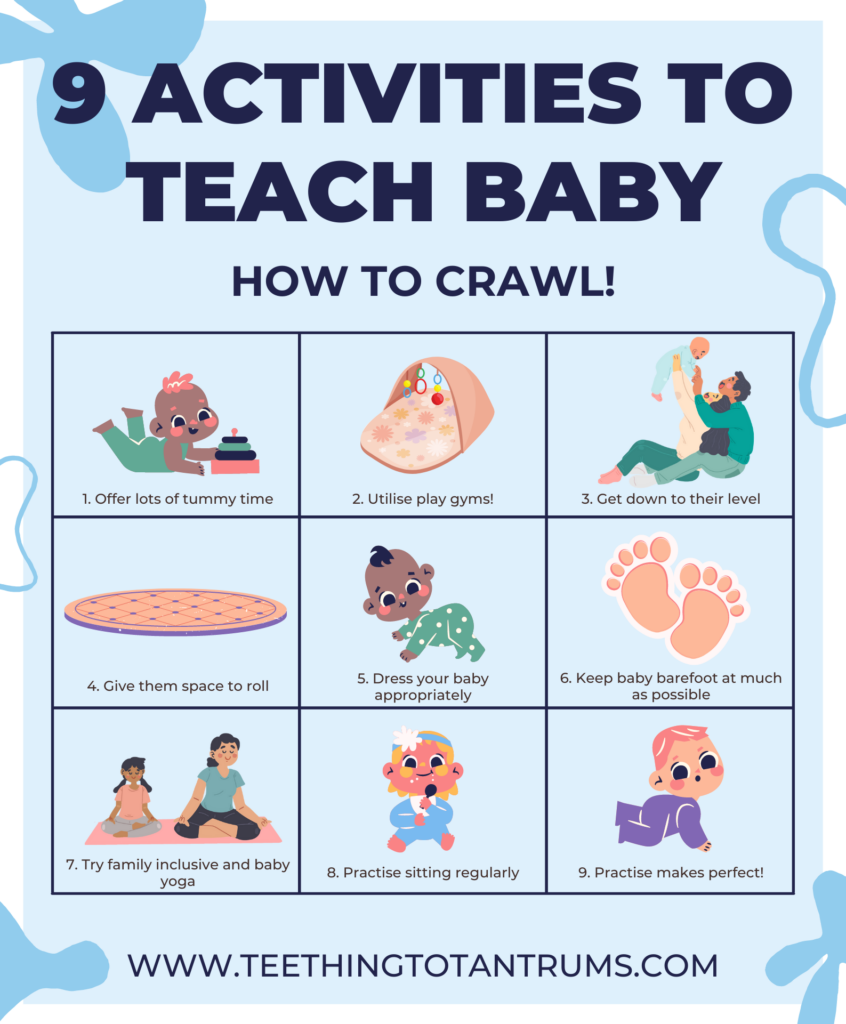 9 Tricks To Help Baby Learn How To Crawl