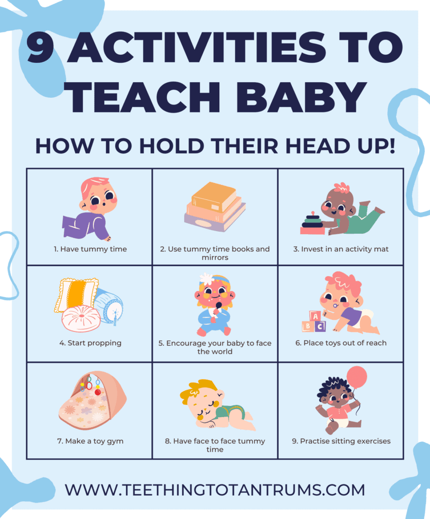 9 Ways To Help Baby Learn To Hold Their Head Up