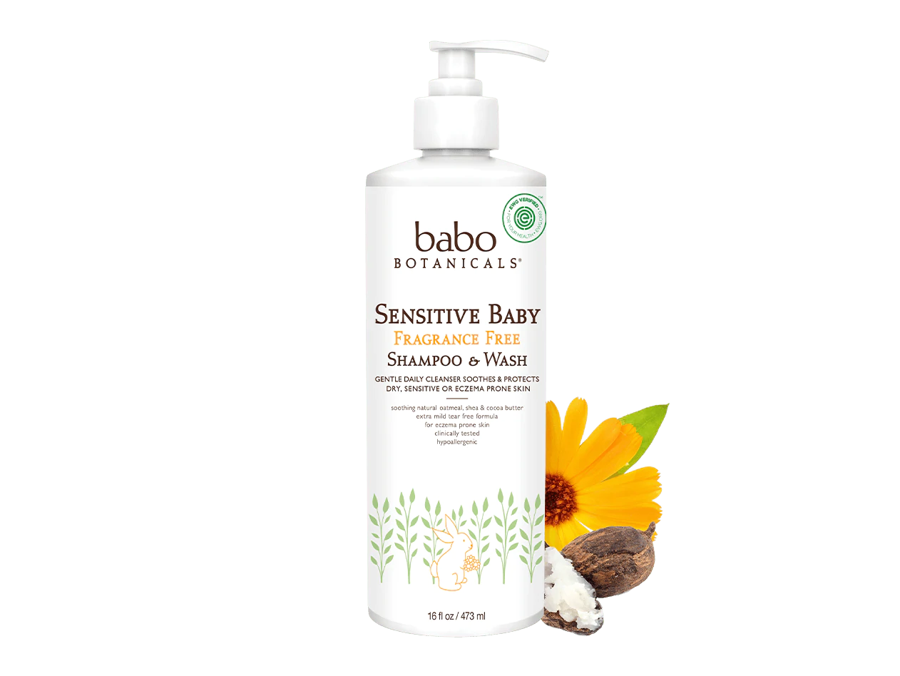 Babo Botanicals Sensitive Baby Shampoo & Wash