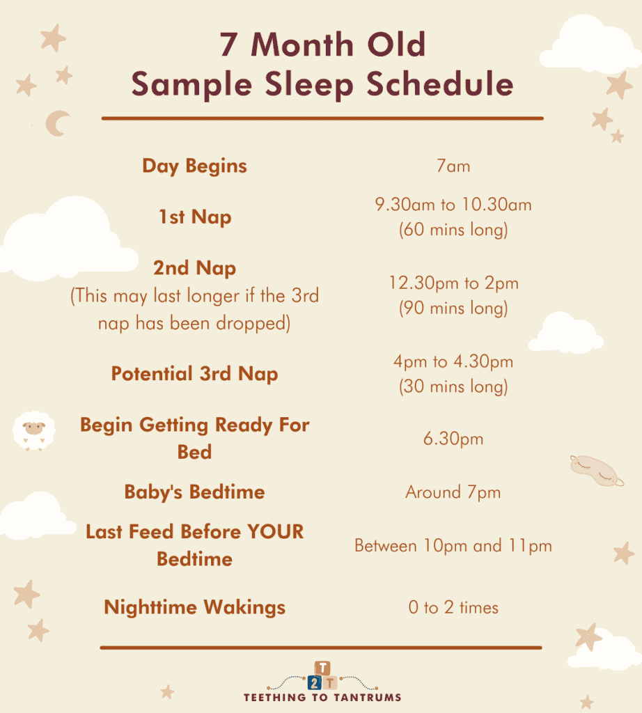 7 Month Old Sleep Schedule Sample