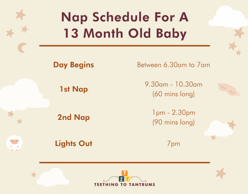 Nap Schedule For A 13 Month Old