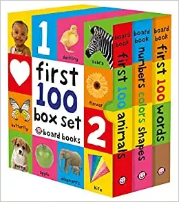 First 100 Board Book Box Set By Roger Priddy