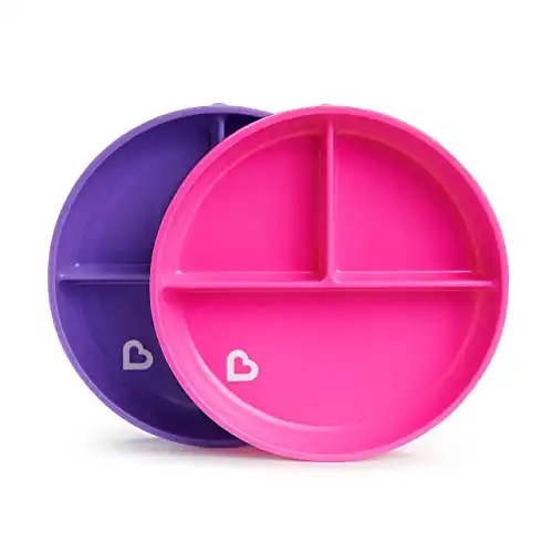 Munchkin Stay Put Divided Suction Plates