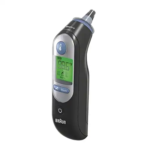 Braun ThermoScan 7 – Digital Ear Thermometer for Adults, Babies, Toddlers and Kids – Fast, Gentle, and Accurate Results