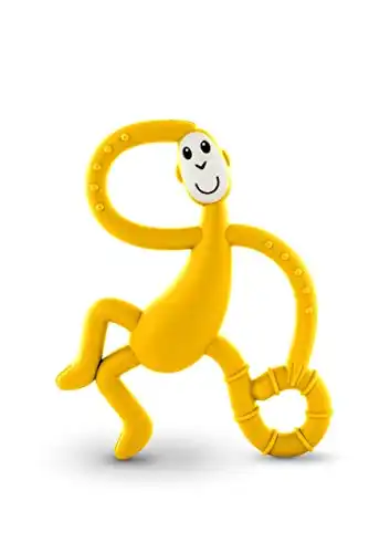 Matchstick Monkey Dancing Monkey Teether - Yellow