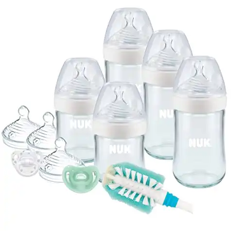 NUK Simply Natural Glass Baby Bottle Set