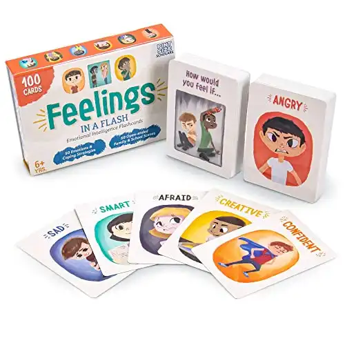 Brybelly Feelings in a Flash - Emotional Intelligence Flashcard Game
