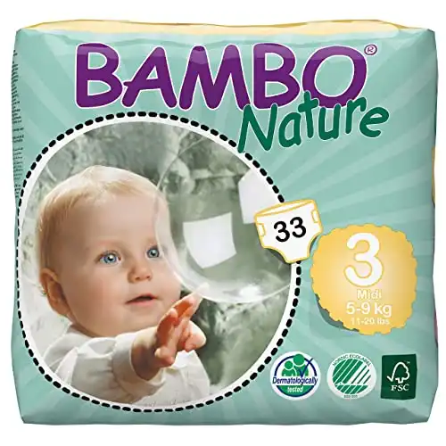 Bambo Nature Eco Friendly Baby Diapers Classic for Sensitive Skin