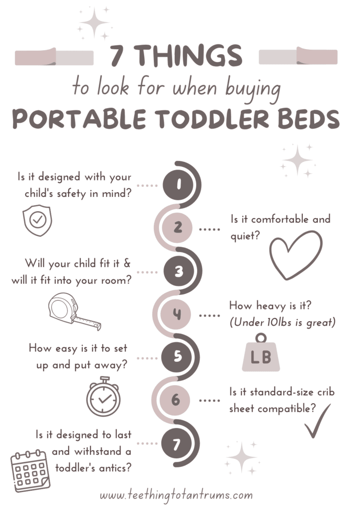What To Look For When Choosing The Best Portable Toddler Bed