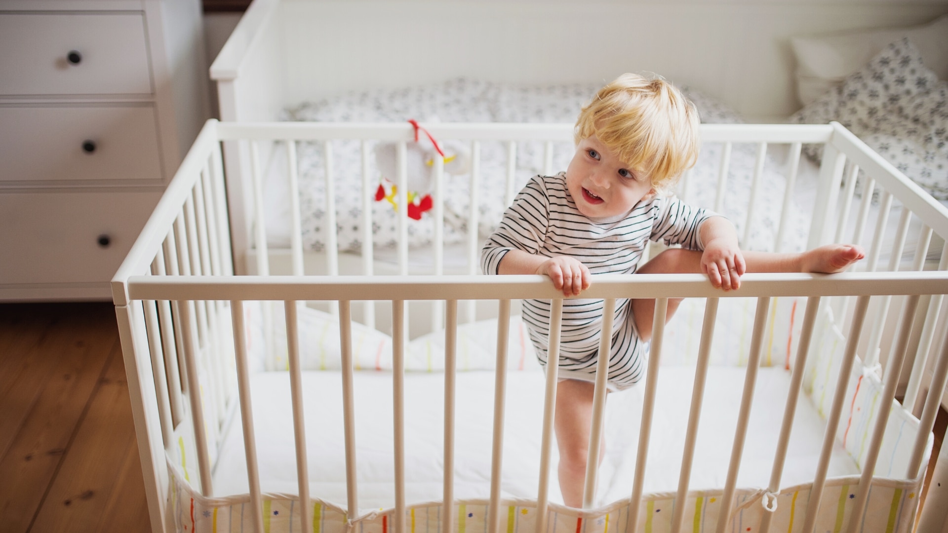 How To Prevent Toddler From Climbing Out Of Crib From An Ex-Crib Escapee.