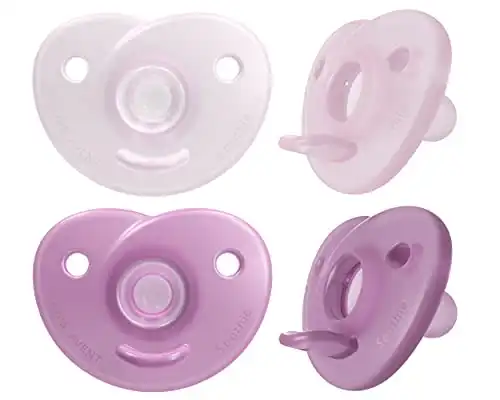 Philips AVENT Soothie Heart Pacifiers, 0-3 Months