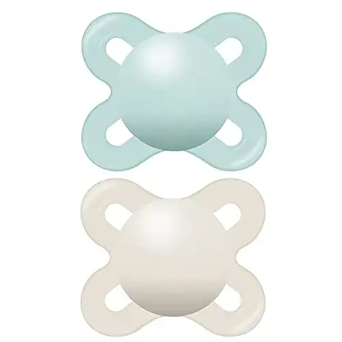 MAM Original Start Baby Pacifier with Sterilizer Case, 0-3 Months