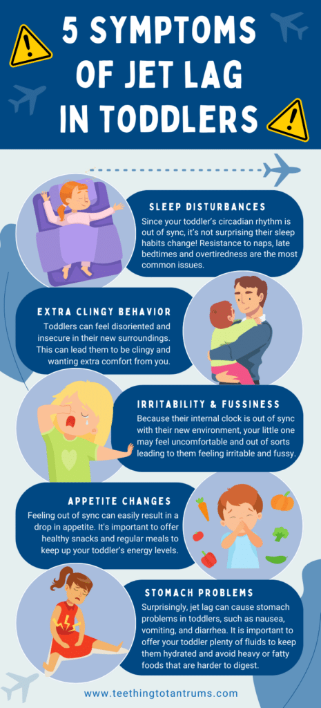 5 Symptoms of jet lag in toddlers