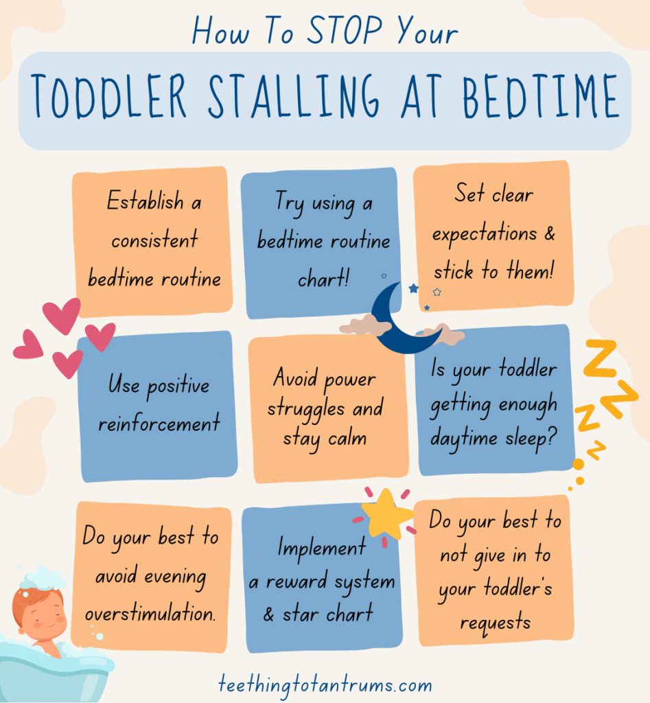 How To Stop Your Toddler Stalling At Bedtime