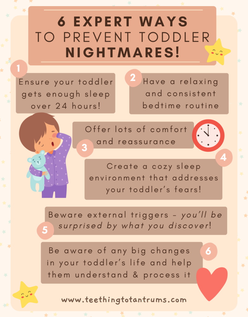 6 Ways to Prevent Toddler Nightmares
