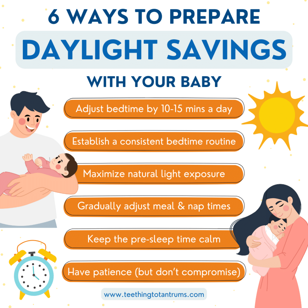How To Prepare For Daylight Savings Baby Sleep