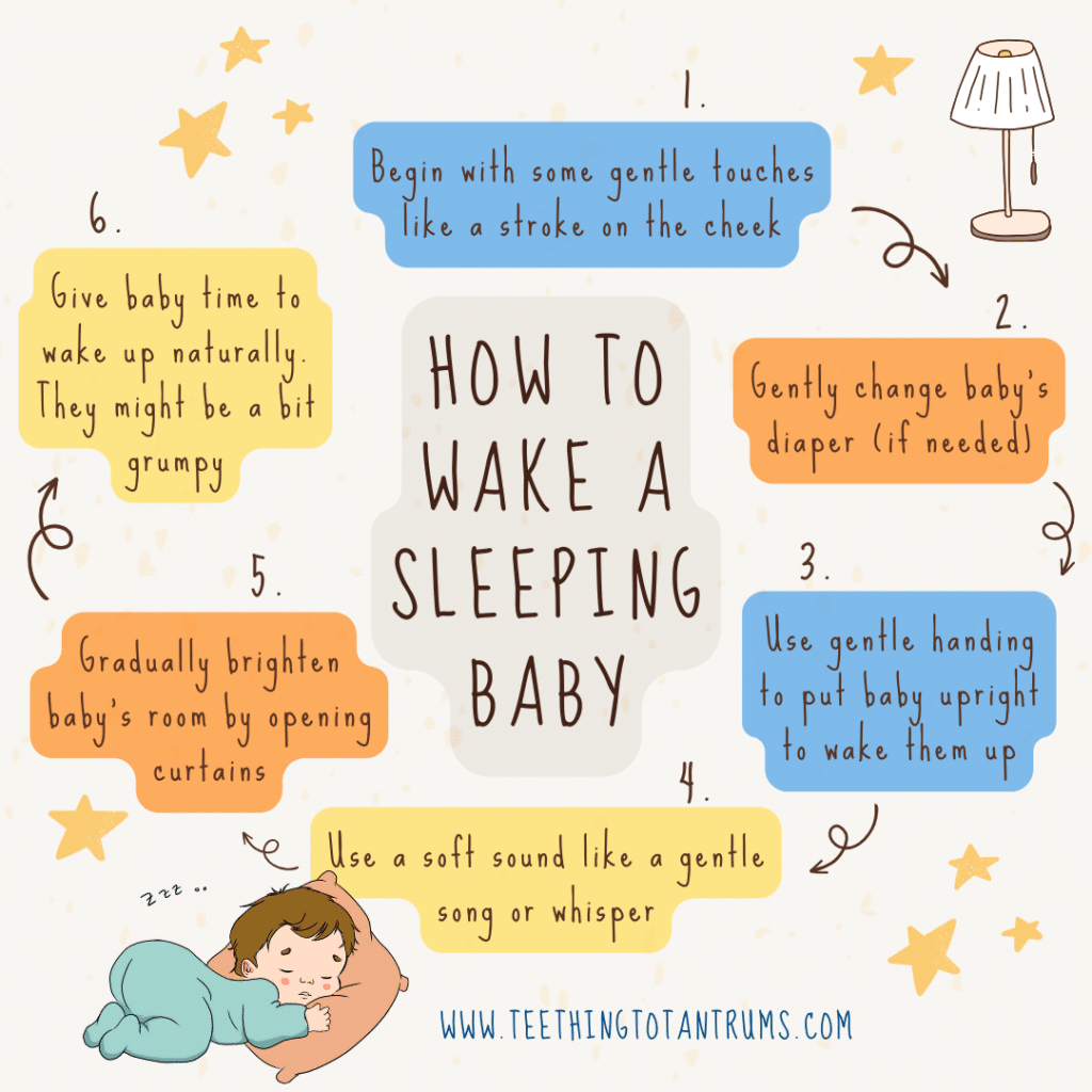 How To Wake A Sleeping Baby
