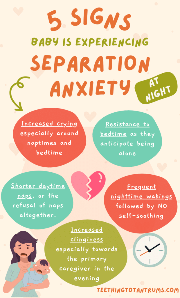 Signs Of Separation Anxiety In Babies At Night