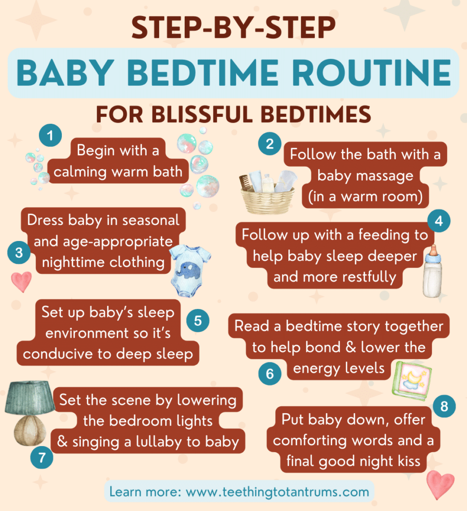 Step By Step Baby Bedtime Routine