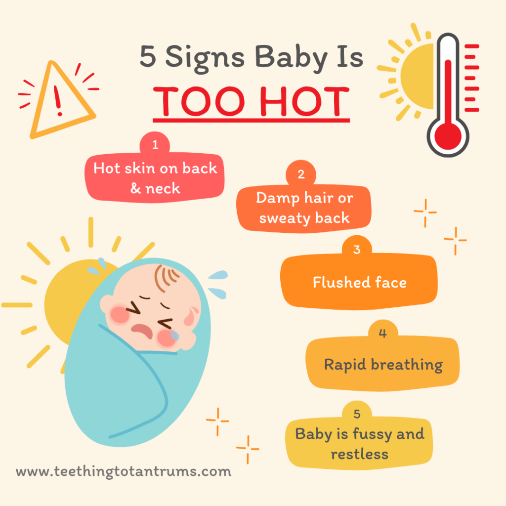 Signs Newborn Baby Is Too Hot