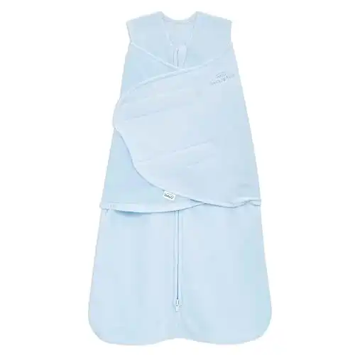 HALO Micro-Fleece Sleepsack Swaddle, 3-Way Adjustable Wearable Blanket, Newborn, 0-3 Months