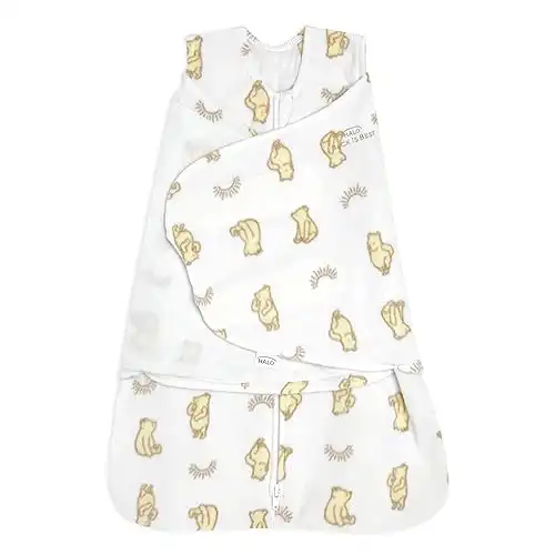 HALO Micro-Fleece Sleepsack Swaddle, 3-Way Adjustable Wearable Blanket